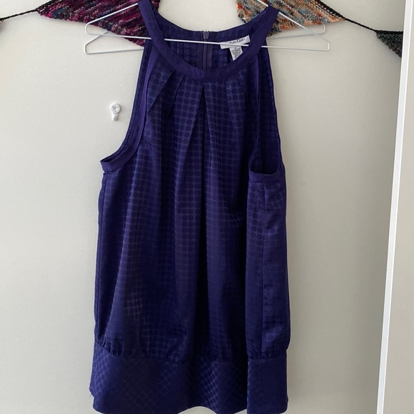 Calvin Kline blue sleeveless top - Picture 1 of 6